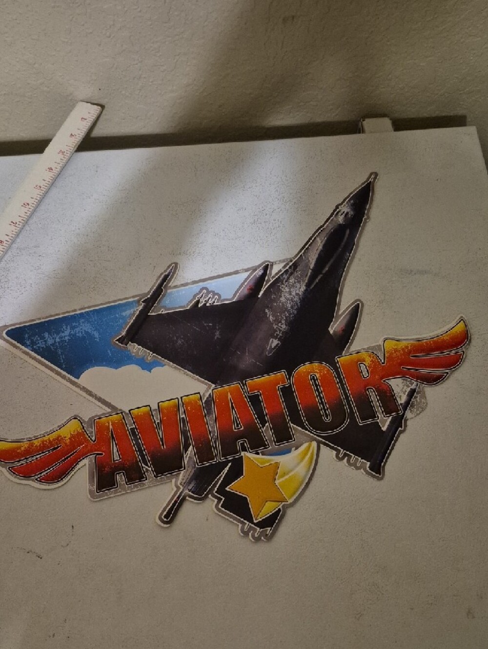Open Road Brands Vintage Aviation Metal Signs - Yellow, Red, Black, Blue 4 signs - Picture 6 of 9